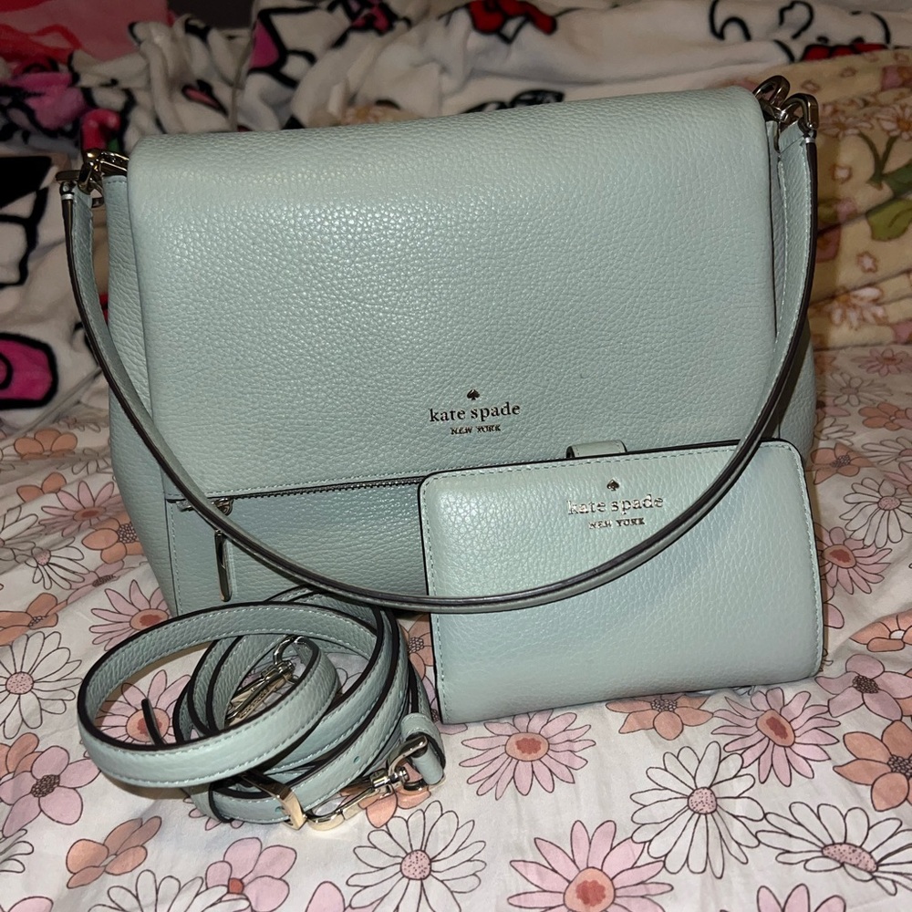 Kate Spade Leila Medium Flap Shoulder with wallet